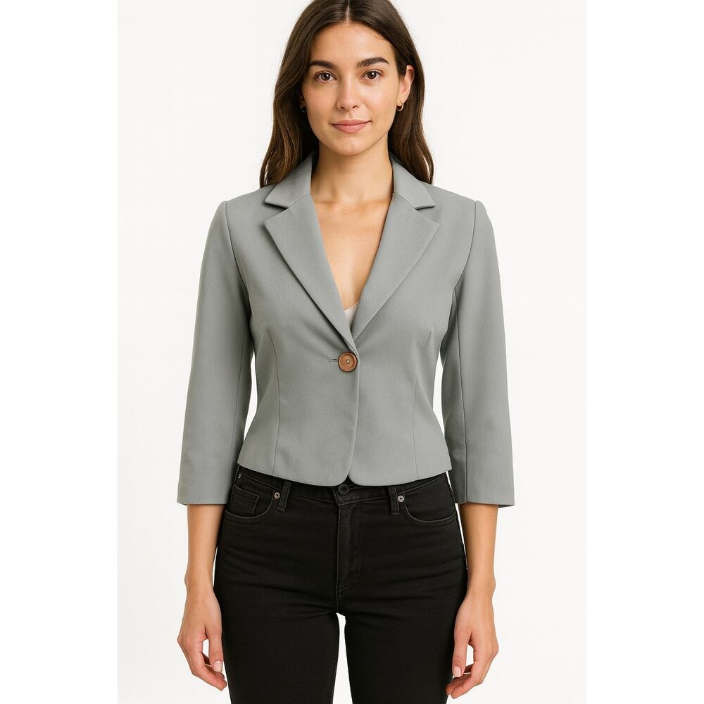 Vintage y2k deadstock XOXO cropped single button blazer office siren 5 preppy S